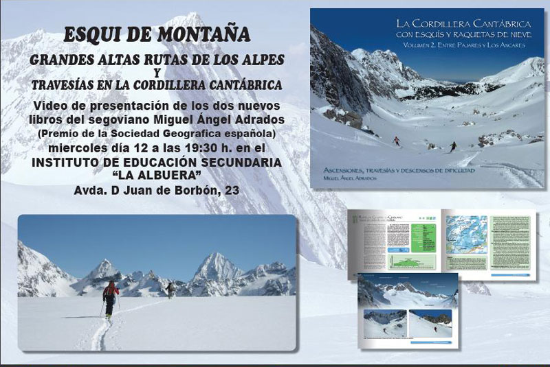 Cartel de la presentación.