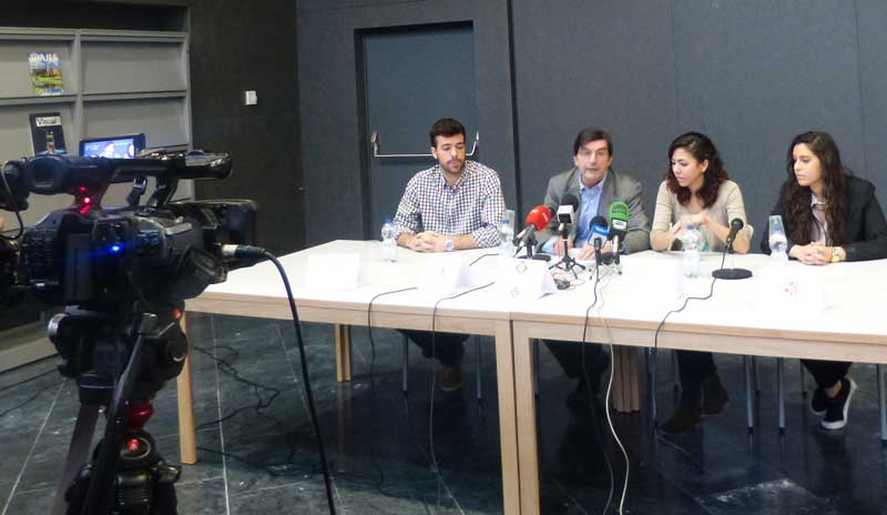 García Matilla, en una rueda de prensa de Publicatessen.