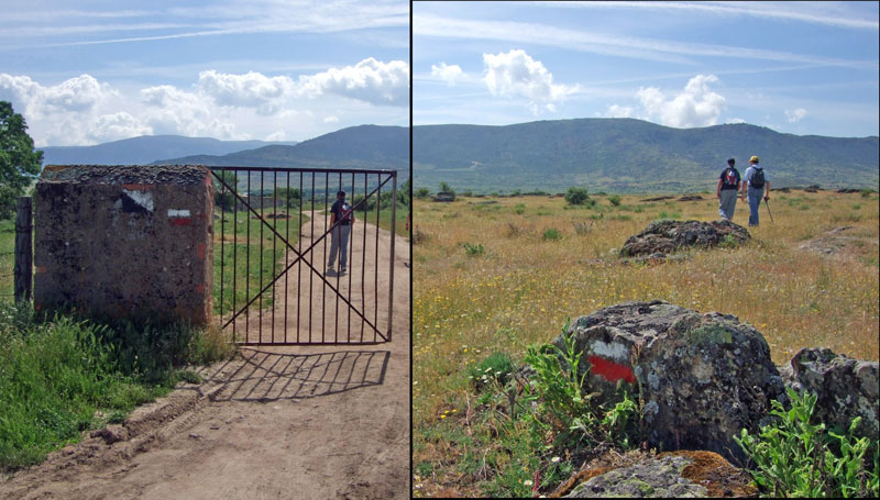 Portón de entrada al cordel del Rancho de la Marquesa.