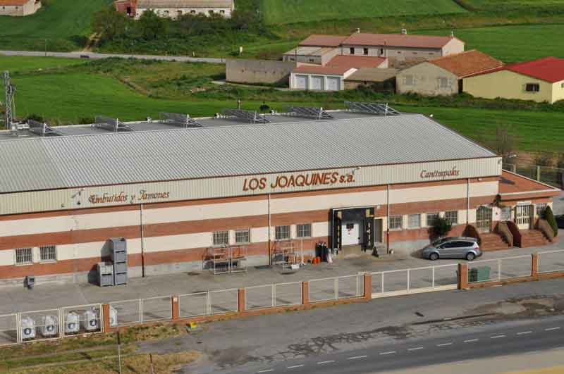 Aspecto de la nave jamonera antes del siniestro de hoy.