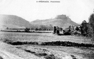 Castillo de Pedraza desde el arrabal de ‘La Velilla’ ca. 1910.
