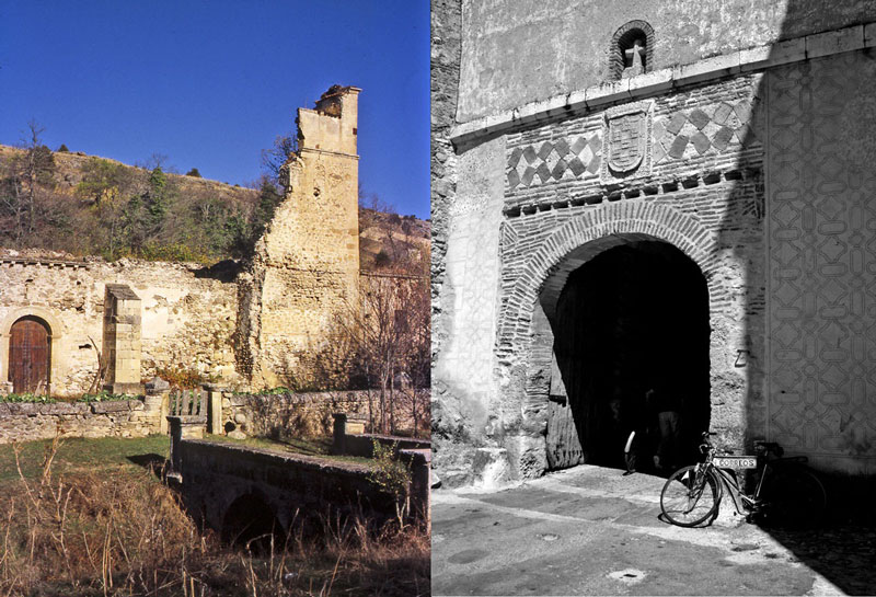 Ermita del ‘Carrascal’ y ‘Puerta de la Villa’, Pedraza, Segovia.