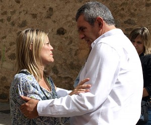 Villarubia y la procuradora, Ana Agudíez, en una imagen de archivo.