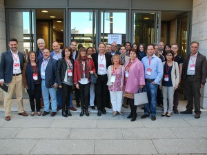 Foto de familia (corregida) de los miembros del PSOE segoviano en el congreso regional.