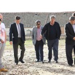 Las autoridades de la localidad y las provinciales, en Samboal.