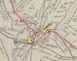 GR88 Sotillo. Minuta histórica del IGN, año 1905.