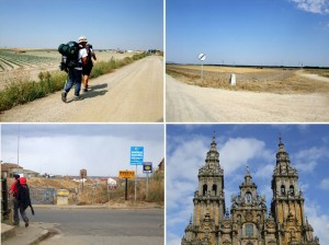 Camino Santiago: Villegillo (Segovia) – Sahagún (León) – Santiago (A Coruña).