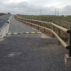 Barandilla de seguridad para el puente de Palazuelos