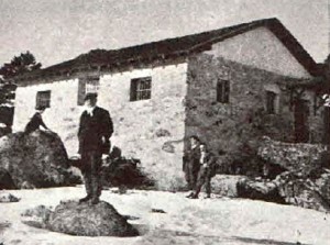Antiguo refugio de ‘Siete Picos’, año 1916.