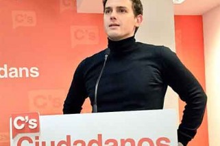 Albert Rivera hace parada en Segovia para participar como ponente en un congreso del IE