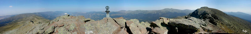 Antigua vista del cresterío de ‘Claveles’, en el macizo de Peñalara, Sierra de Guadarrama.