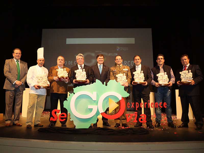 Todos los premiados en la gala de la tercera edición de los premios Segovia Experience.