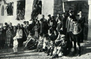 Inauguración albergue-refugio 'Peñalara en Navacerrada, 1927 (quizá entre los asistentes Schmid).