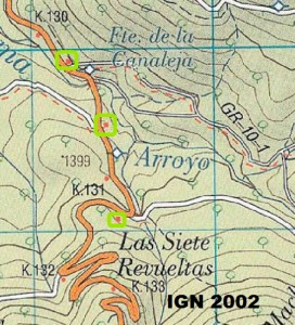 Mapas parcial IGN (508 Cercedilla), año 2002.