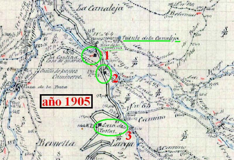 Minuta cartográfica San Ildefonso 1905.
