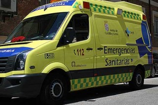 Herido un motorista tras chocar con un corzo en Cuéllar