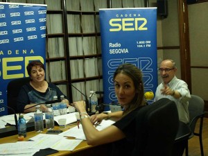 Las candidatas de PP y PSOE, en Radio Segovia
