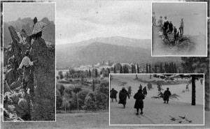 Actividades deportivas en la Sierra de Guadarrama en los albores del siglo XX.