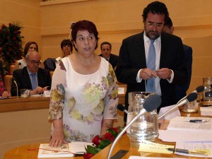 Luquero promete su cargo ante el nuevo pleno municipal.