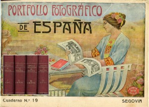 Portada del ‘Porfolio fotográfico de España’ dedicado a Segovia, nº 19.