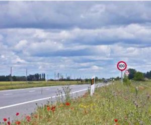 Un tramo de la N-601.