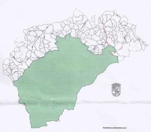 En verde, muncipios acogidos a la marca.