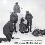 Belén viviente en el Nevero, Sierra de Guadarrama, año 1983.