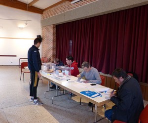Votaciones en Tabanera del Monte.