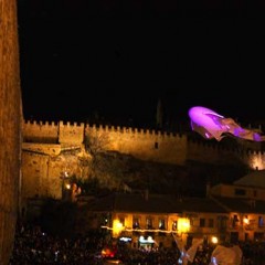 Luz en una fría noche segoviana