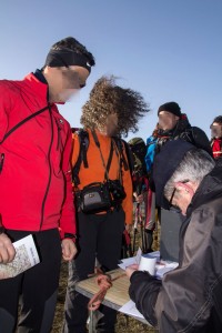 Viento en el control de salida de la XLIII Travesía Invernal de la ‘Mujer Muerta’