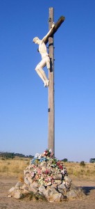 Cristo de Robledo, Real Sitio de San Ildefonso, de Gregorio Herrero.