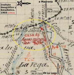 Plano de la zona de Fuente Salada, IGE 1902.