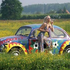 Agua que no corre, estampillados sin cartel y el flower power