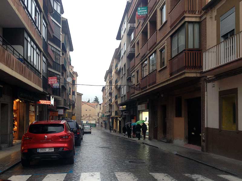 La calle que desde ahora se denominará Blanca de Silos.