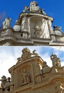 Coronación del ‘Arco de la Fuencisla’, entrada y salida a Segovia.