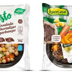 Huercasa lanza una nueva línea de ensaladas de garbanzos y lentejas