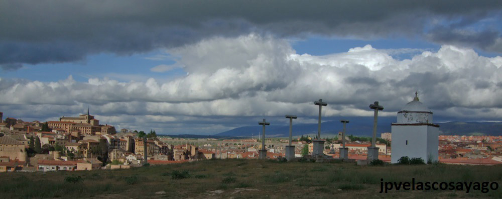 Panorama de Segovia desde La Piedad.