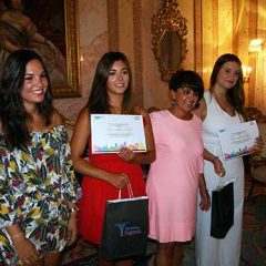 Dos estudiantes de Erasmus, ’embajadoras’ de Segovia