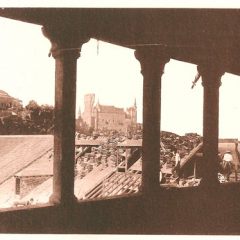 Postales de Segovia: Monasterio del Parral -6- (Una cena a la luz de la luna, 1916).