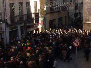 Centenares de personas en la carrera del Pavo.