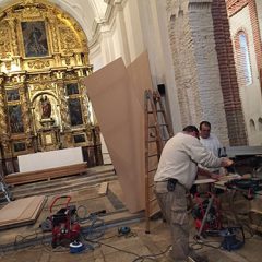 Empieza el montaje de Las Edades del Hombre