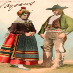 Postales de Segovia: Traje típico segoviano -1-