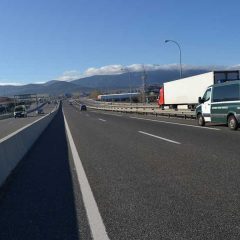 Un herido en accidente de coche en la A-601, en Navalmanzano