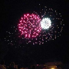 Luces que caen del cielo