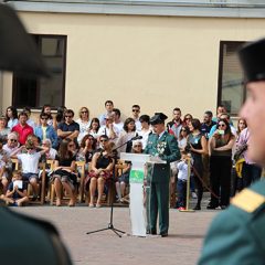 Guardia Civilmanía en el día de la patrona