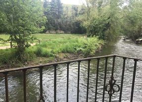 El río Eresma amenaza con desbordarse en la zona de la Casa de la Moneda