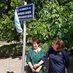 La rotonda de los bomberos pasa a ser glorieta Dionisio Duque, maestro asador