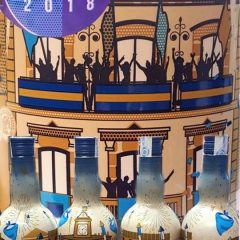 Nueva botella personalizada de DYC 8 para los encierros de Cuéllar