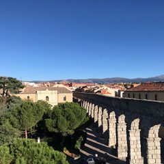 Segovia in blue