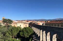 Segovia in blue
